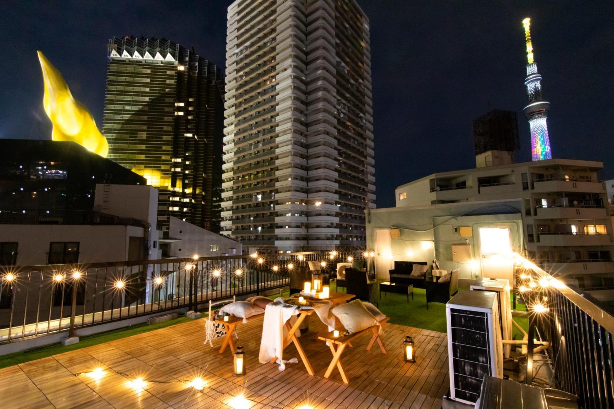 דירות טוקיו 【5/24New Open】浅草徒歩3分/Max9名/無料駐車場/渋谷直通 מראה חיצוני תמונה